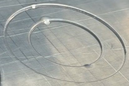 Double Knockout Metal Stamping