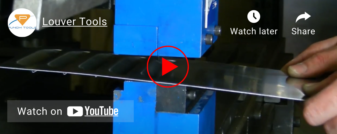 Press Brake Louver Tools